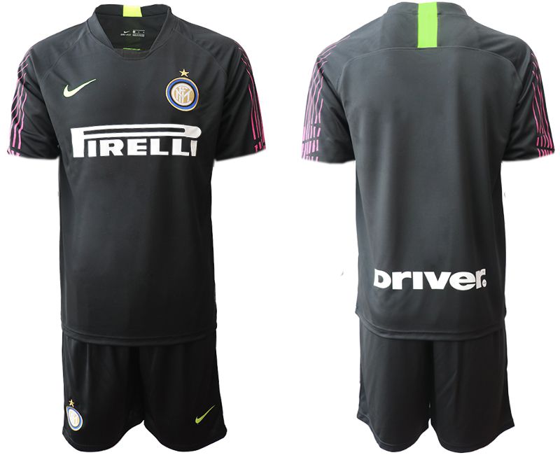 Men 2020-2021 club Inter Milan black goalkeeper Soccer Jerseys